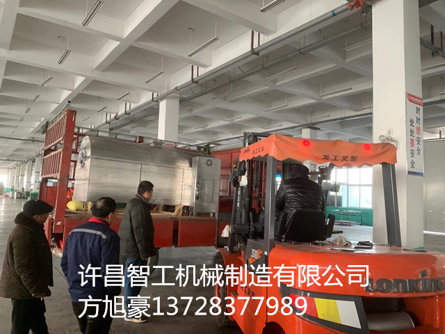 许昌智工3米电磁流水线专车发货