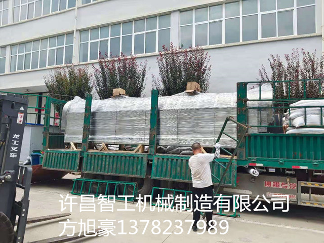 六米电磁炒货机装车发往黑龙江